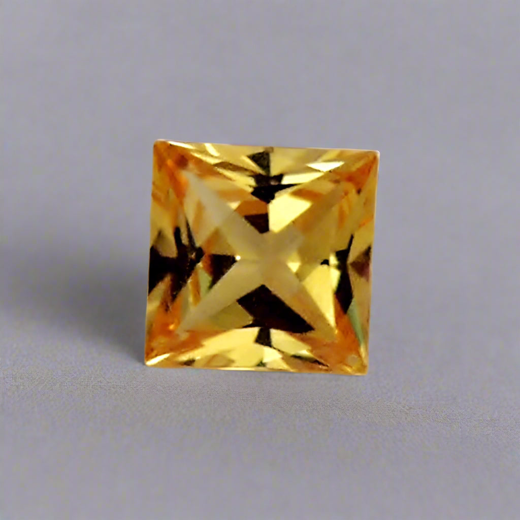 Quality Color & Cut!! Rich Golden Yellow Montana Sapphire