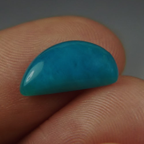 Special Quality! Rare Hemimorphite Cab Belgium 4.22 ct GL