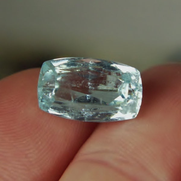 Nice Color & Cut Included Aquamarine Pakistan 7.37 Carat