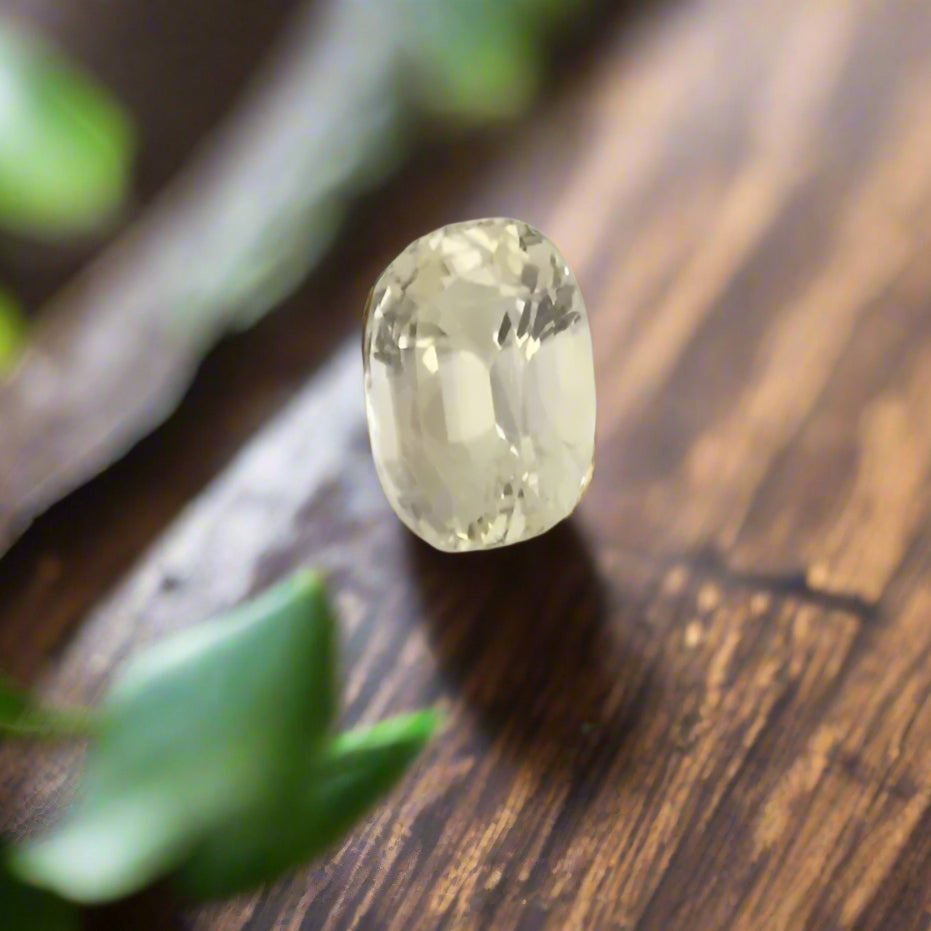 Big & Bright! Natural Light Yellow Sapphire Sri Lanka 9.80 ct