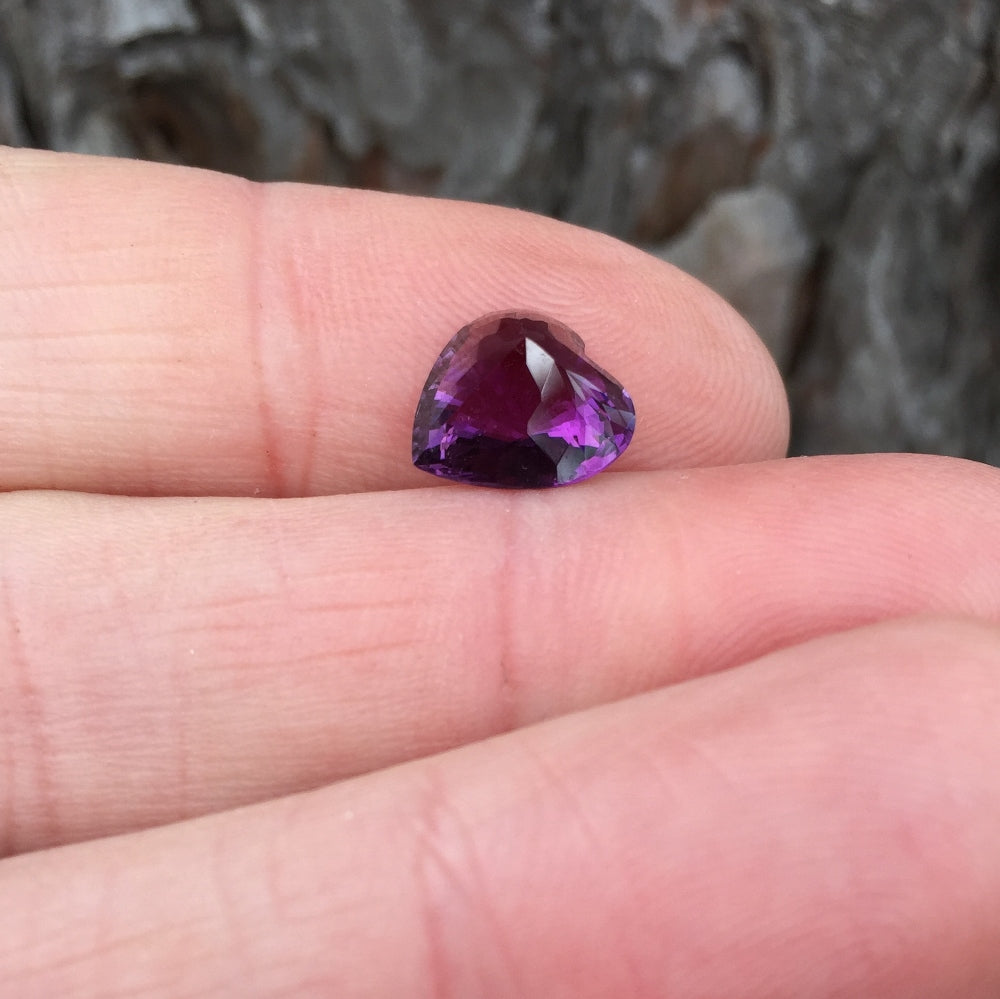 Top Cutting! Deep Royal Purple Brazil Amethyst 2.88 Carats