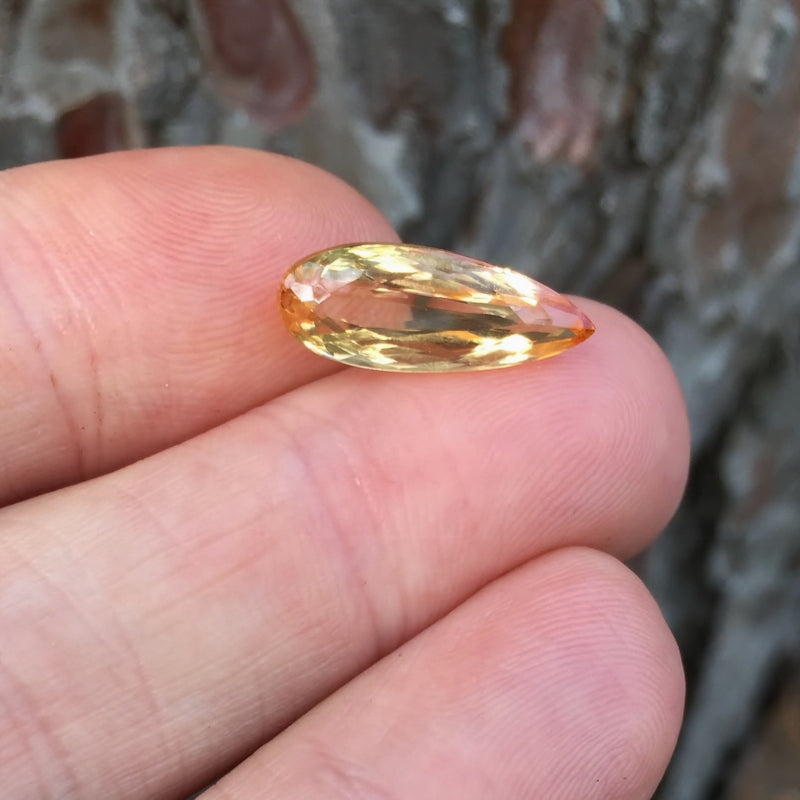 Natural Imperial Topaz From Ouro Preto Brazil 5.46 Carats