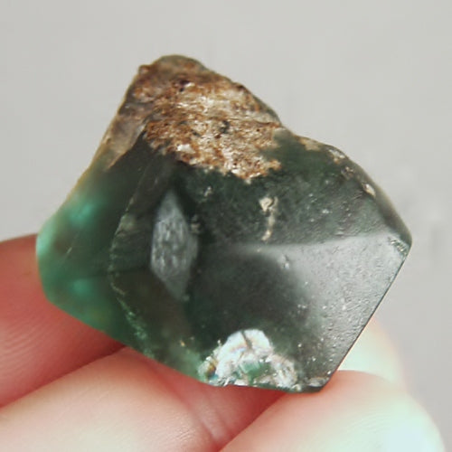 Facet Grade Rich Green Fluorite Rough Namibia 198 ct