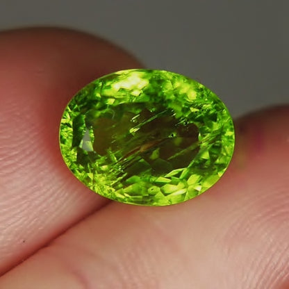 Big & Pretty! Fine Color Pakistan Peridot 7.80ct