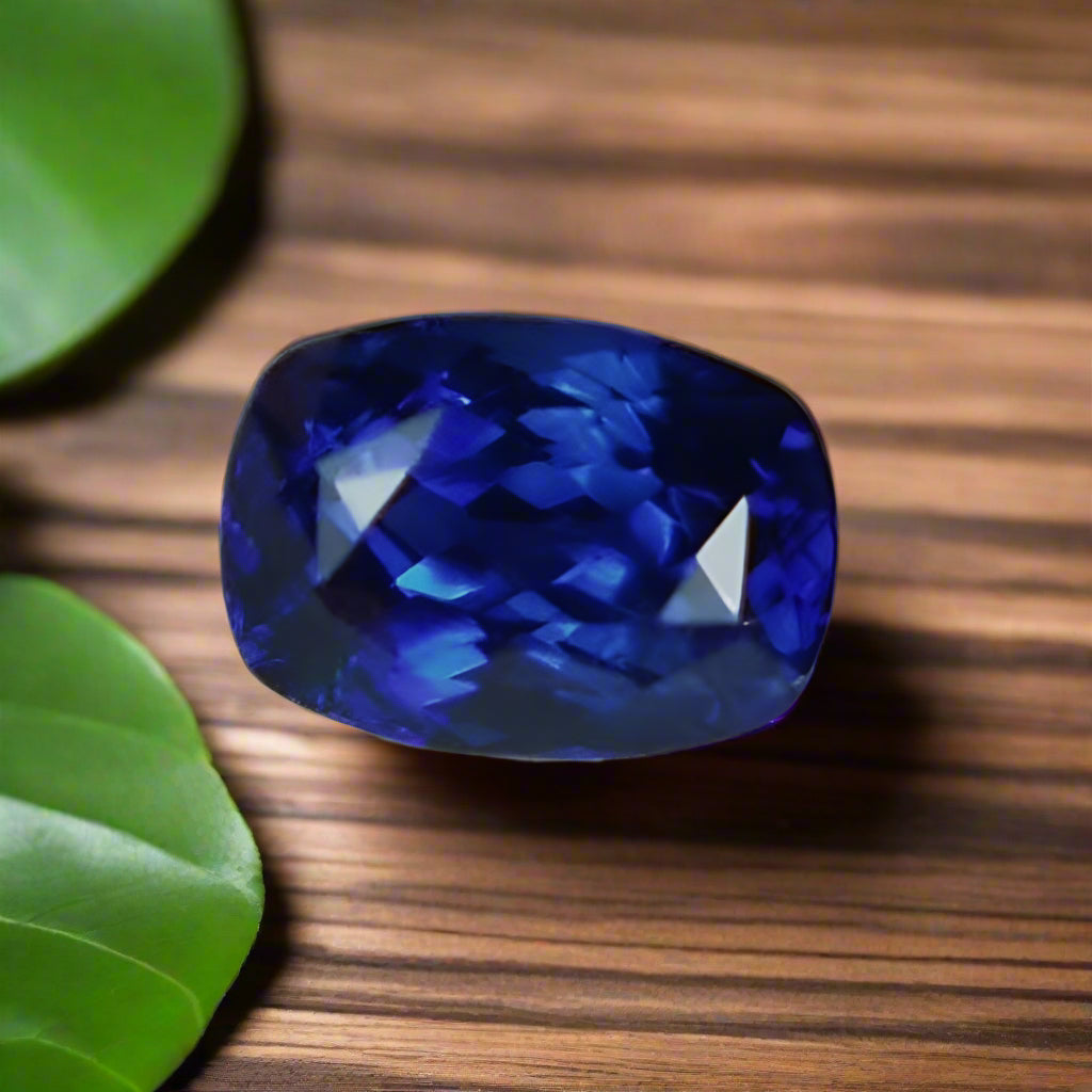 Color & Quality! Natural Royal Blue Ceylon Sapphire 4.06 ct GL