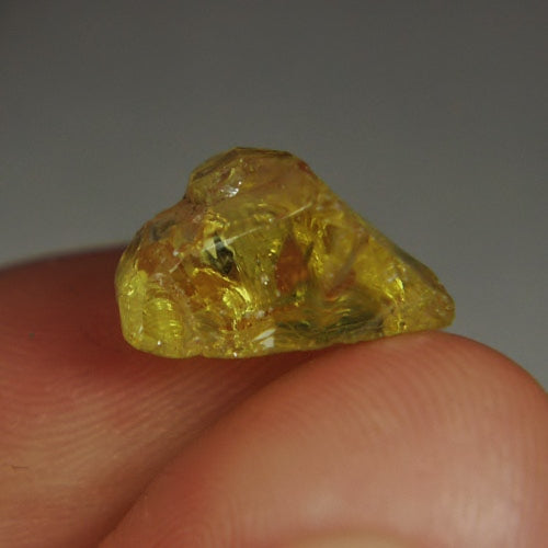 Old Stock! Top Crystal Yellow Apatite Facet Rough Mexico 11.24ct GL