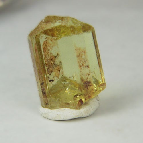 Old Stock! Top Crystal Yellow Apatite Facet Rough Mexico 9.62ct GL