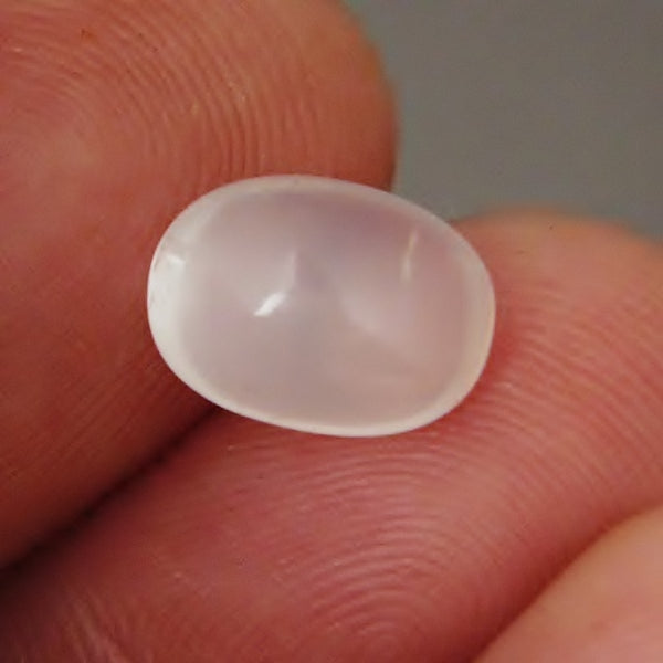 Natural Cats Eye White Moonstone Cabochon Sri Lanka 3.45 ct