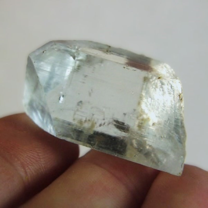 Big! Danburite Terminated Crystal - Facet Rough 124 Carat