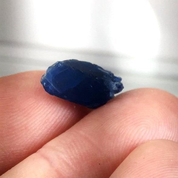 Ultra Rare! Royal Blue Afghanite Facet Rough 4.80 ct GL