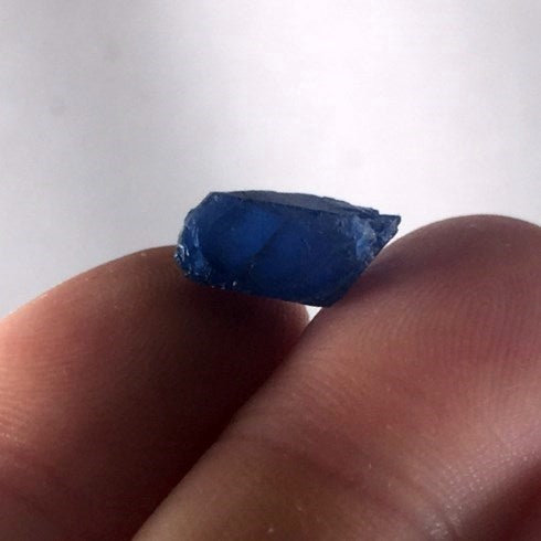 Ultra Rare! Royal Blue Afghanite Facet Rough 4.80 ct GL