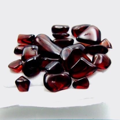 Tumble Polished Mozambique Pyrope Garnet 15 grams tw