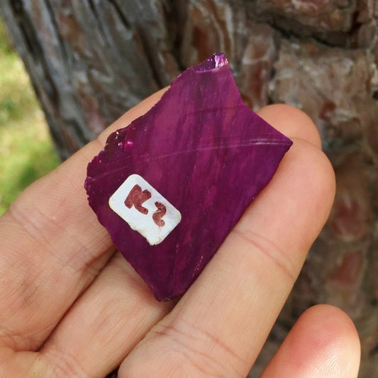 Rare! Natural Rich Plum Color Sugilite Cabbing Rough 10 Grams