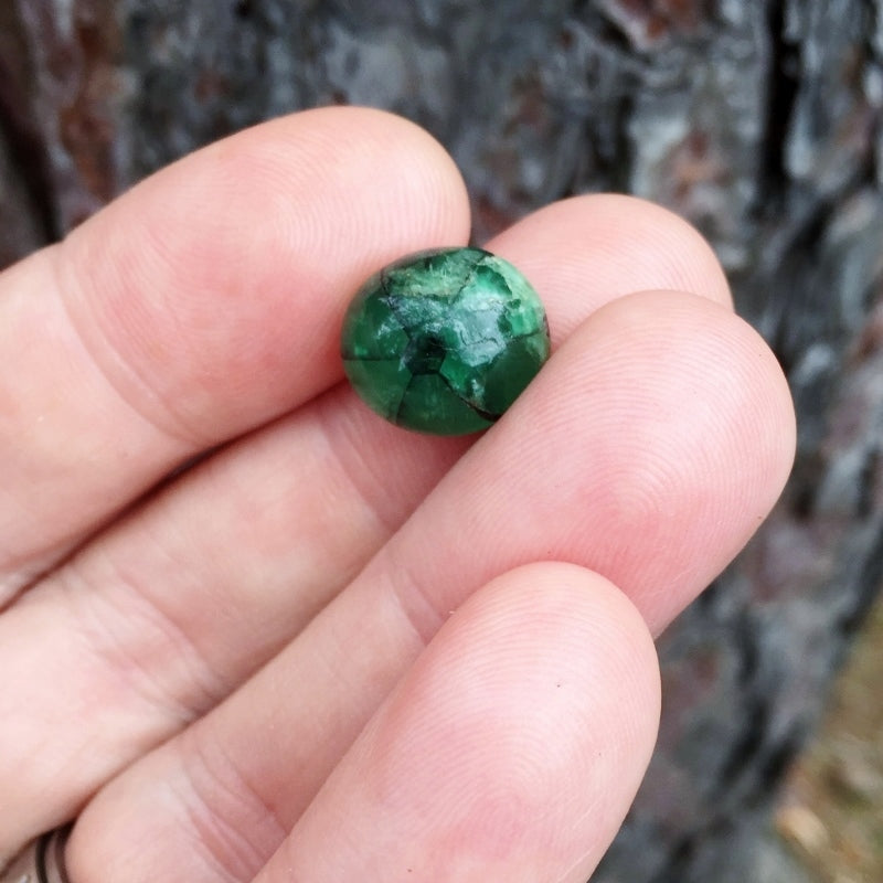 Rare! Big Natural Muzo Mine Colombia Trapiche Emerald 10.05 ct GL