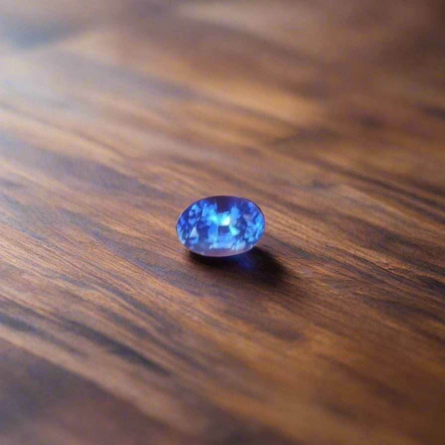 Tiny Treasure! Natural Royal Blue Ceylon Sapphire 0.47 ct