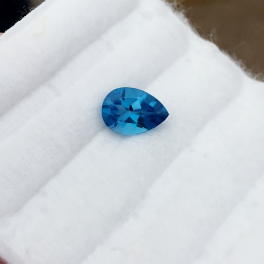 USA Cutting! Rich Color Swiss Blue Topaz 2.16 Carats