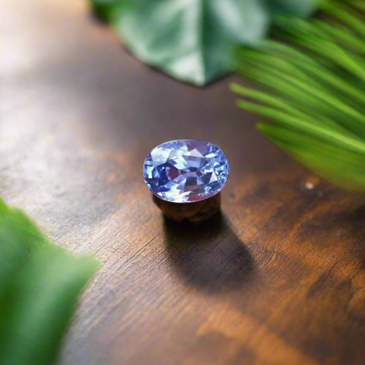 Natural & Bright! Light Blue Ceylon Sapphire 2.0 Carats