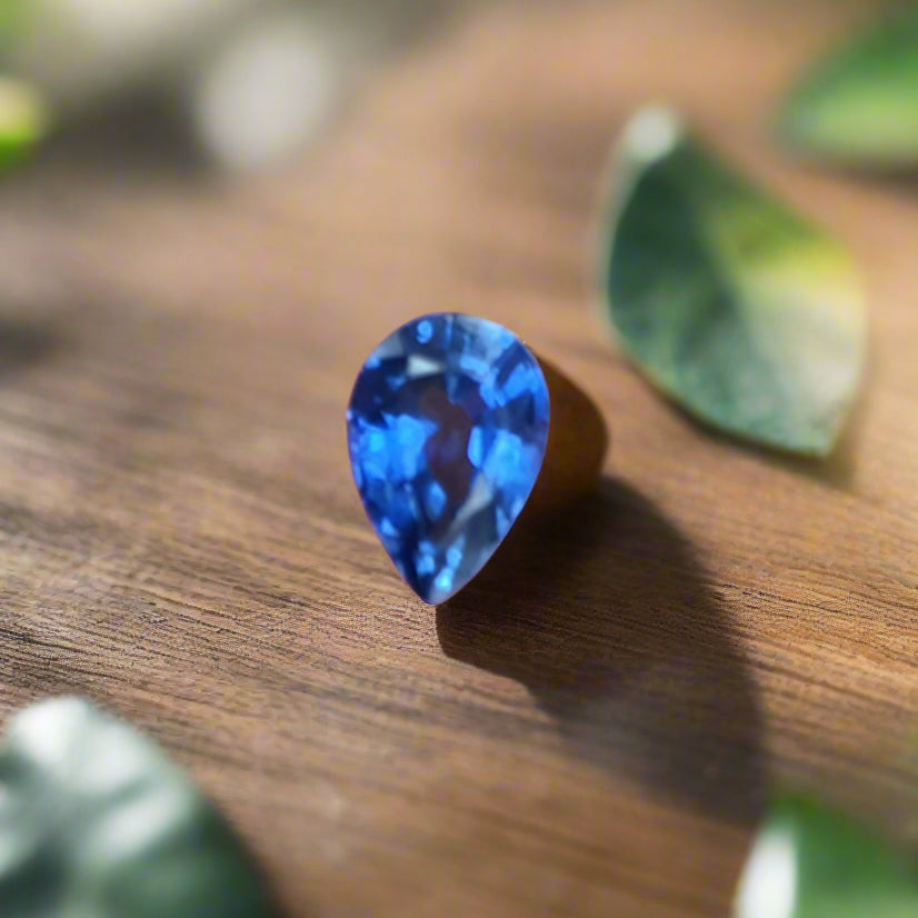 Fine Royal Blue! Unheated Natural Ceylon Sapphire 1.31ct