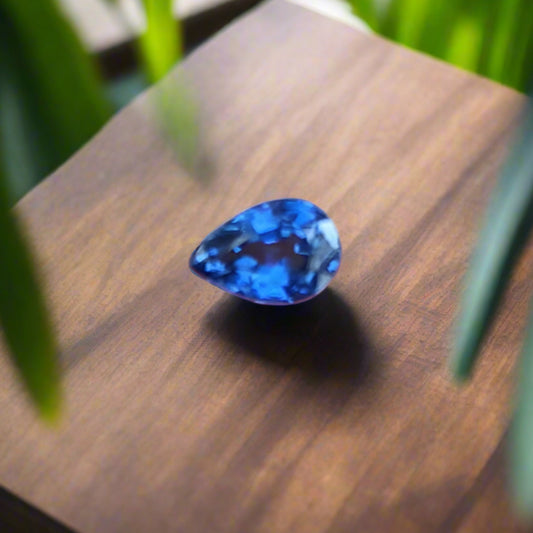 Fine Royal Blue! Unheated Natural Ceylon Sapphire 1.31ct