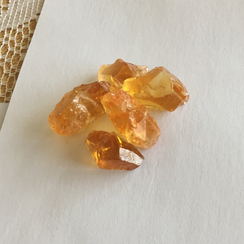 Old Stock! Crystal Point Citrine Facet Rough Brazil 128.31 Carats