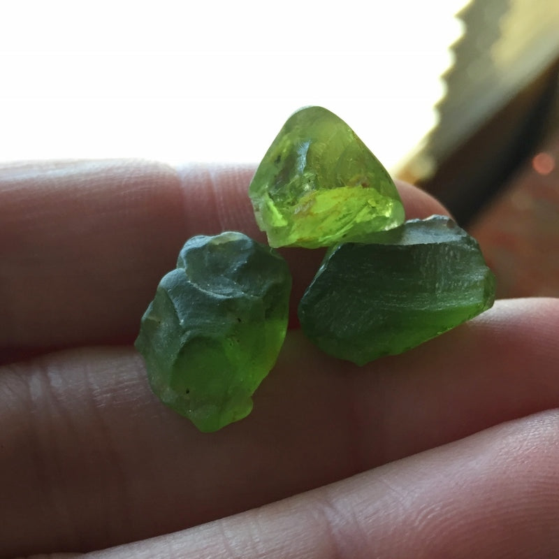 Fine Color & Clean! Select Arizona Peridot Facet Rough 36.18 Carats