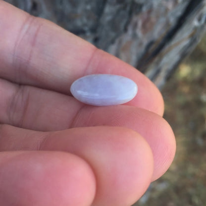 Lavender Type A Burmese Jadeite Cabochon 12.25 ct