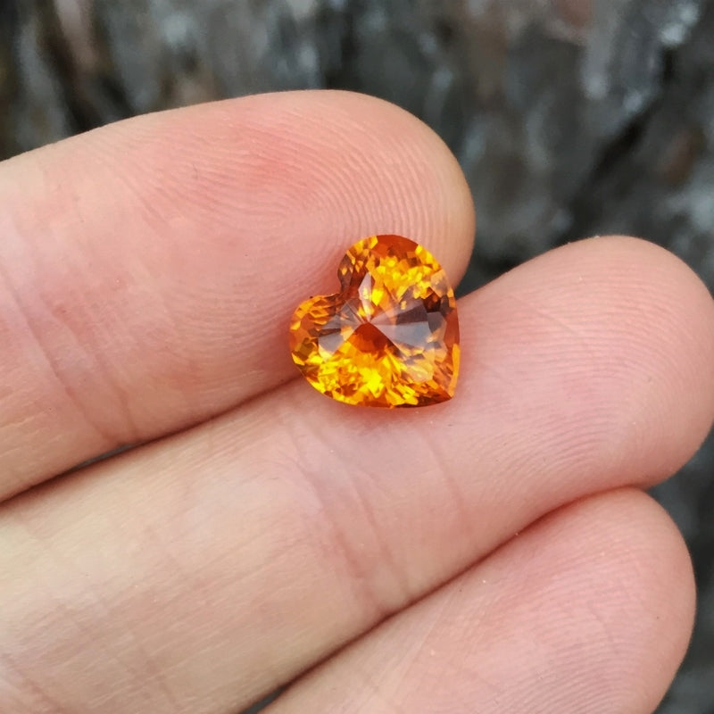 Top Cutting & Color! Gem Orange Citrine Brazil 3.30 Carats