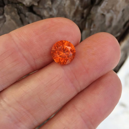 Natural Orange Mandarin Spessartite Garnet Nigeria 4.31ct