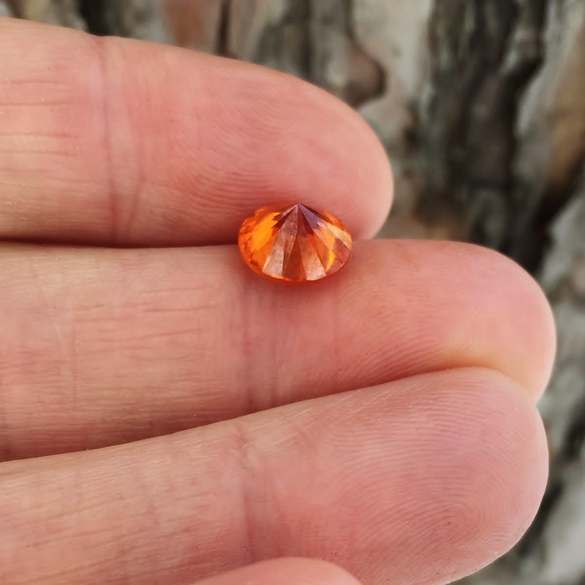 Natural Orange Mandarin Spessartite Garnet Nigeria 4.31ct