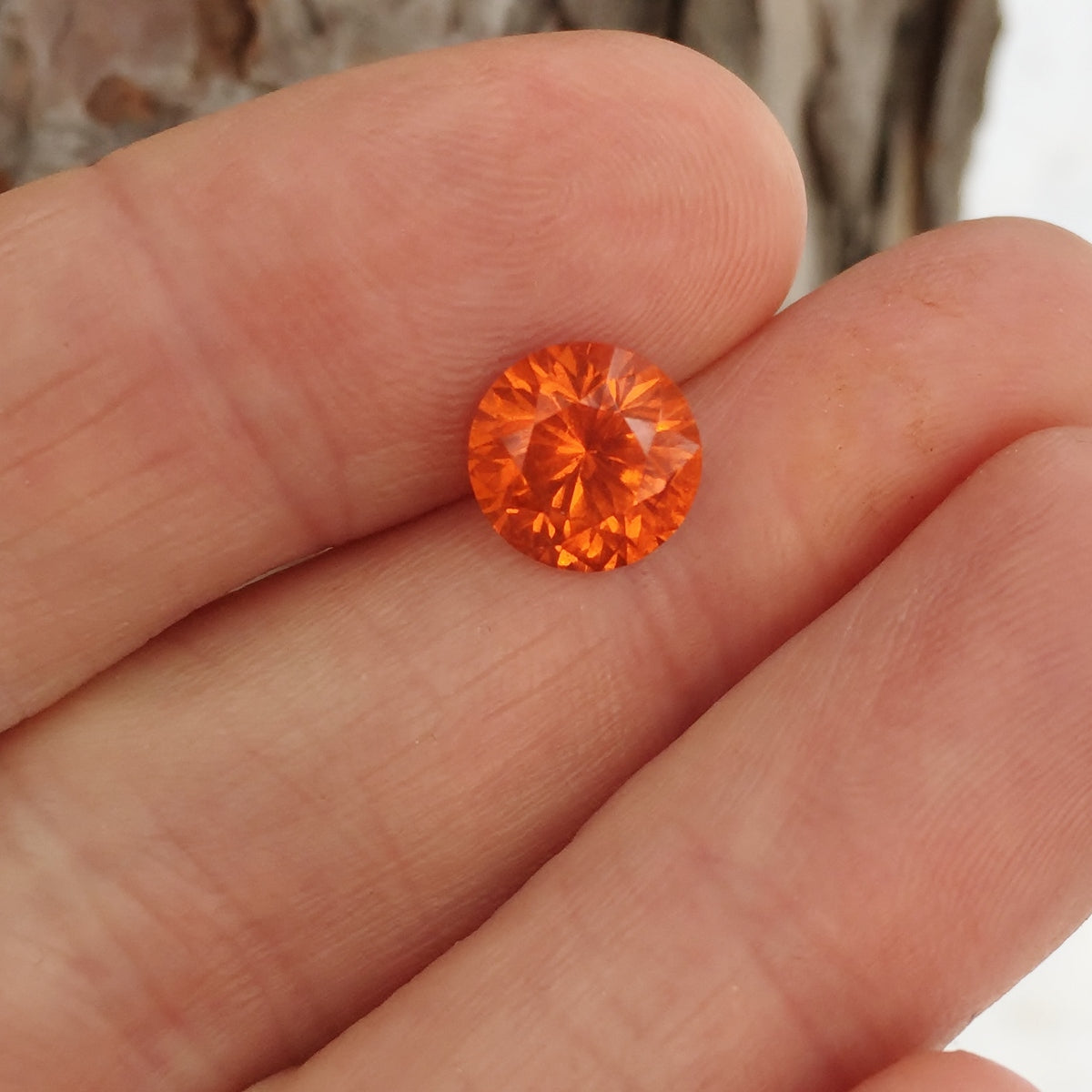 Natural Orange Mandarin Spessartite Garnet Nigeria 4.31ct