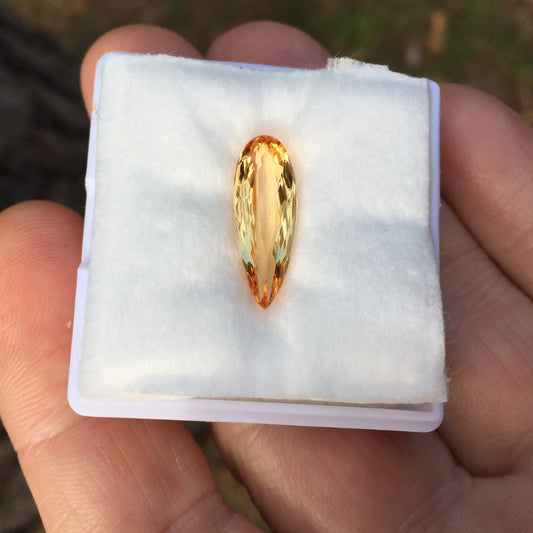 Natural Imperial Topaz From Ouro Preto Brazil 5.46 Carats