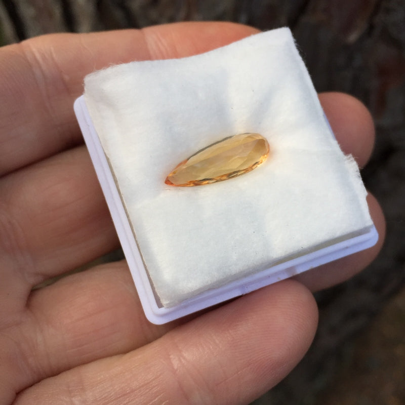 Natural Imperial Topaz From Ouro Preto Brazil 5.46 Carats