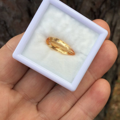 Natural Imperial Topaz From Ouro Preto Brazil 5.46 Carats