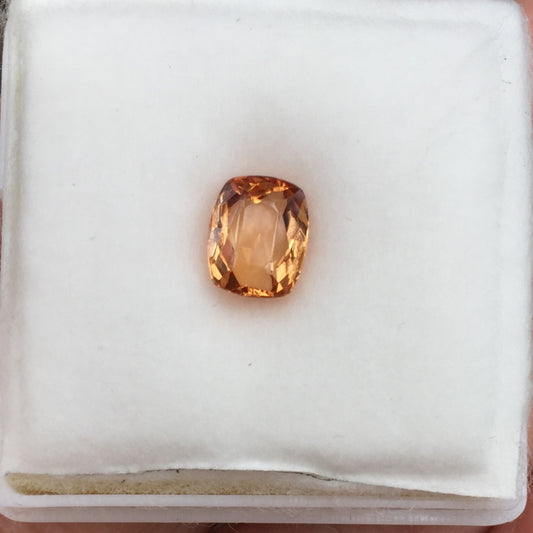 Natural Imperial Topaz From Ouro Preto Brazil 2.90 Carats