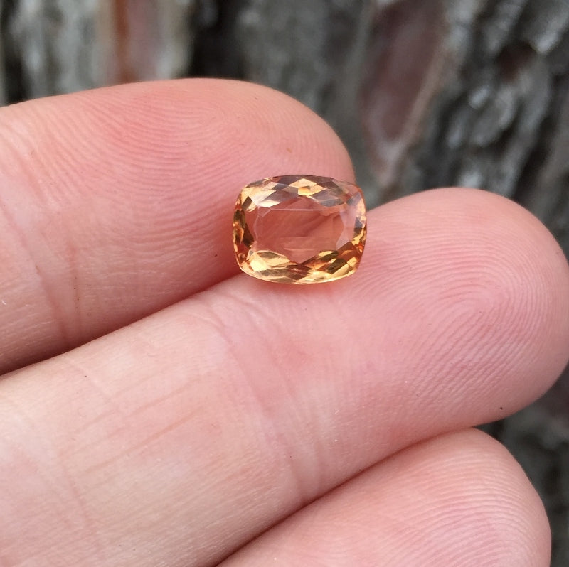Natural Imperial Topaz From Ouro Preto Brazil 2.90 Carats