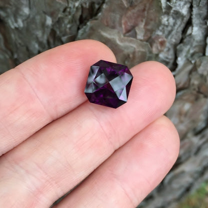 Precision Cut Deep Royal Purple Brazil Amethyst 6.98 Carats