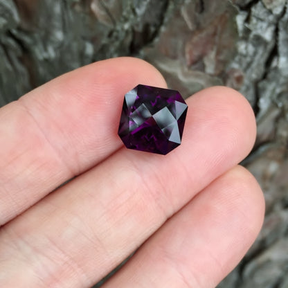 Precision Cut Deep Royal Purple Brazil Amethyst 6.98 Carats