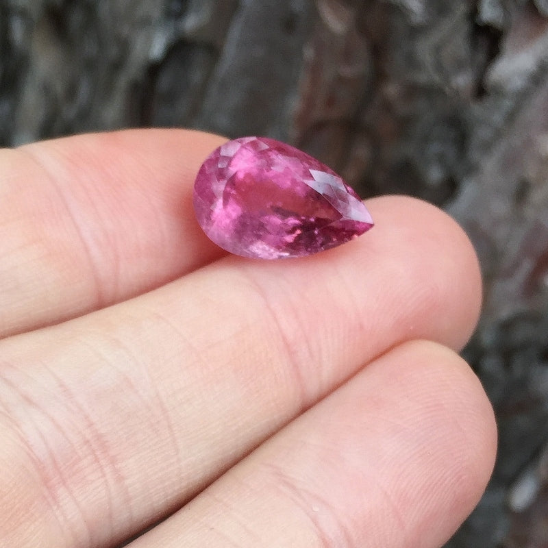 Old Stock Natural Pink Tourmaline Brazil 9.63 Carats