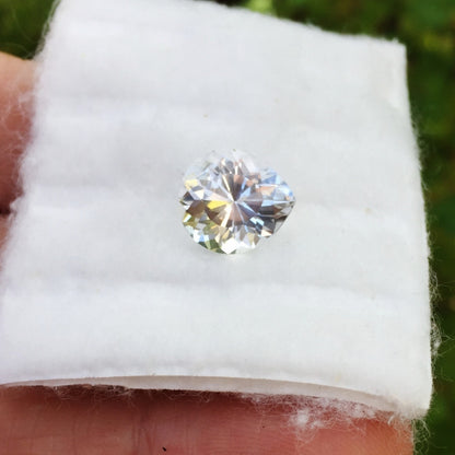 Fine Cutting Natural Rock Crystal Quartz 6.46 Carats