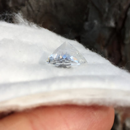 Fine Cutting Natural Rock Crystal Quartz 6.46 Carats