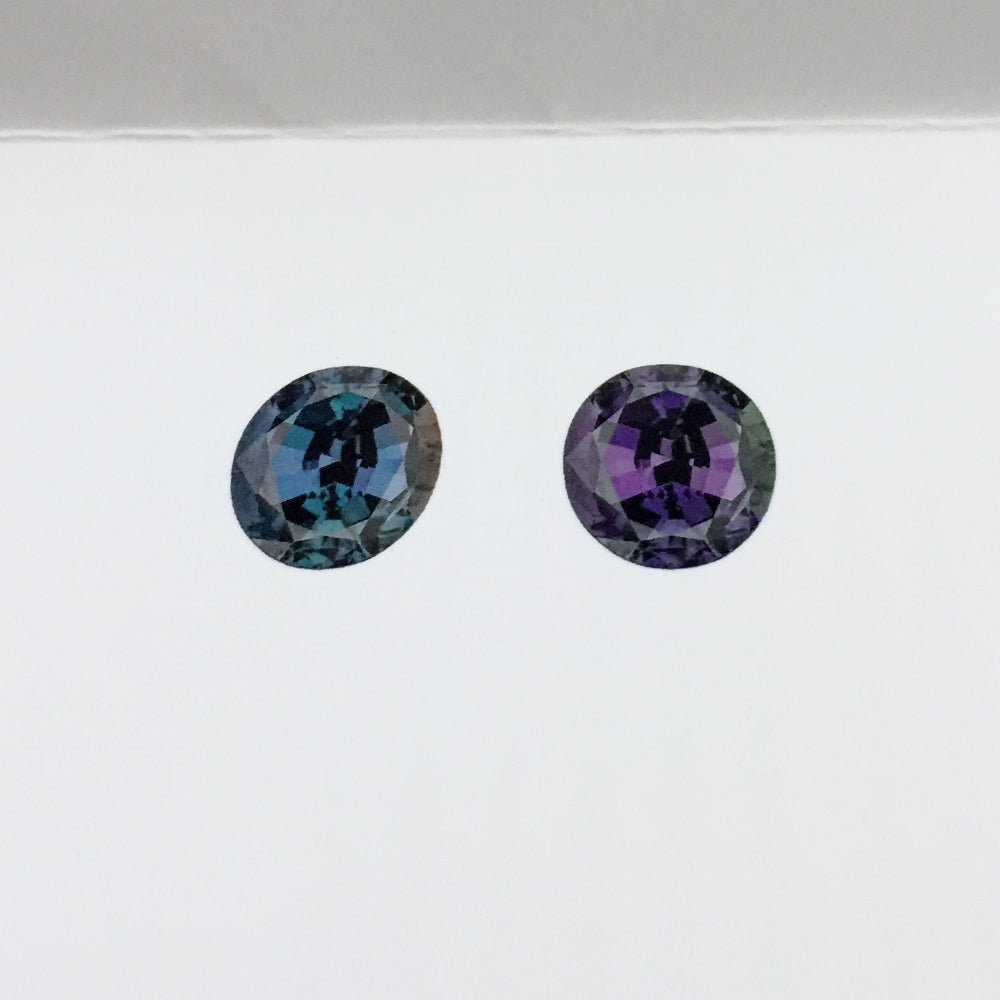 GIA Certified Natural 1.66 Carat Alexandrite Diamond Ring 14kt