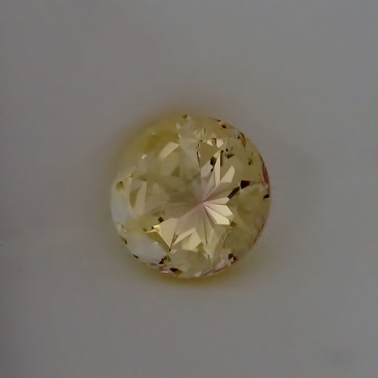 USA Cut Light Yellow Brazilian Citrine 5.88 ct