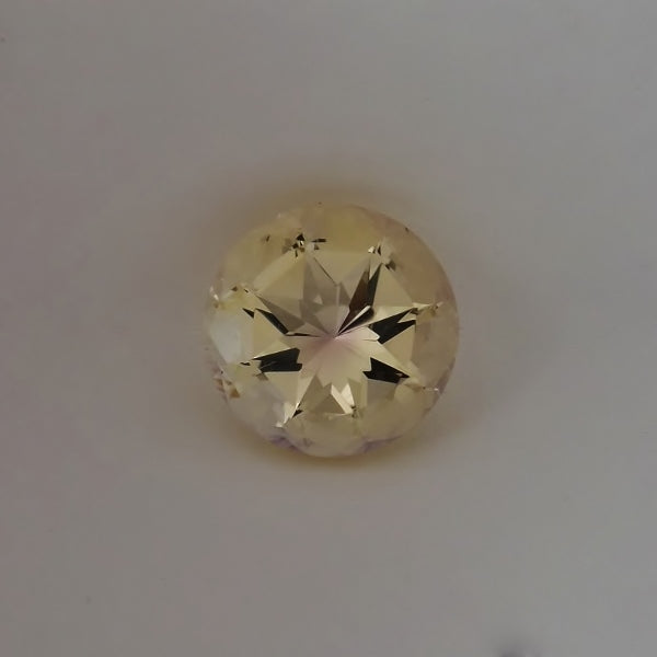 USA Cut Light Yellow Brazilian Citrine 5.88 ct