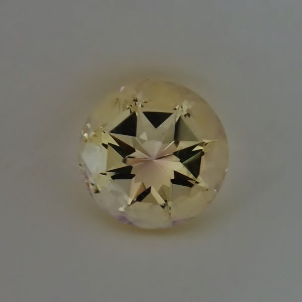 USA Cut Light Yellow Brazilian Citrine 5.88 ct